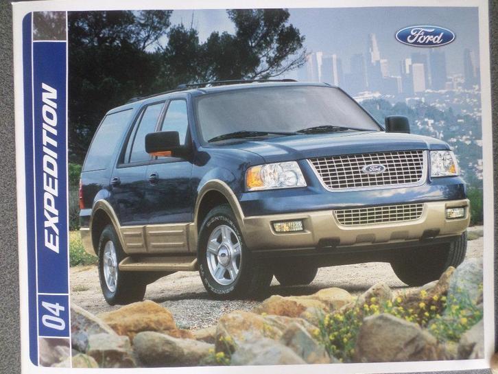 Ford Expedition USA 2004 Brochure, Boeken, Auto's | Folders en Tijdschriften, Ford, Ophalen of Verzenden