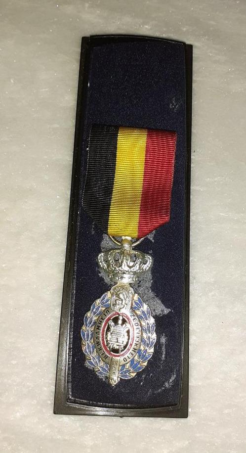 Medaille België bekwaamheid en zedelijkheid, Timbres & Monnaies, Pièces & Médailles, Autres matériaux, Envoi