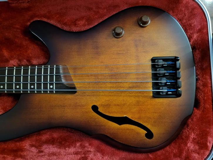 Ibanez SRH500 Holloway met koffer, Muziek en Instrumenten, Snaarinstrumenten | Gitaren | Bas, Gebruikt, Semi-akoestisch, Ophalen