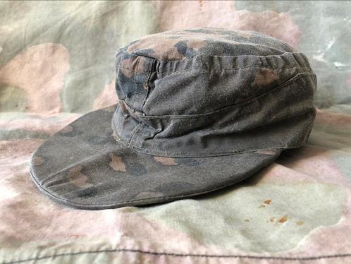 M42/43 Tarnmutze Platanenmuster W-XX, Verzamelen, Militaria | Tweede Wereldoorlog, Ophalen of Verzenden