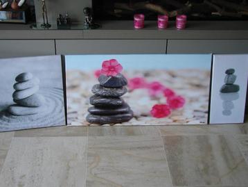 3 canvas kaders: combinatie