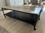 salontafel industriele look, Ophalen, 100 tot 150 cm, 50 tot 100 cm, Zo goed als nieuw