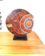 decoratieve tafellamp, rond, mozaïek, zwart en oranje, Huis en Inrichting, Ophalen, Zo goed als nieuw, Minder dan 50 cm