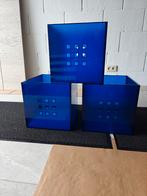 Kallax opbergbakken Lekman Blauw, Huis en Inrichting, Ophalen, Gebruikt