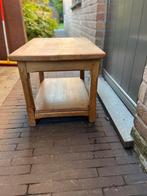 Massief eiken salontafel, Huis en Inrichting, Tafels | Bijzettafels, Ophalen