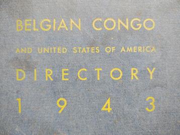 Amerikaanse en Belgische Congo-oorlog 1940-1945 boek van 194 beschikbaar voor biedingen