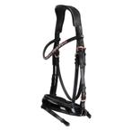 Hoofdstel Epplejeck EJRose Gold Zwart + teugels, Dieren en Toebehoren, Ophalen, Zo goed als nieuw, Dressuur