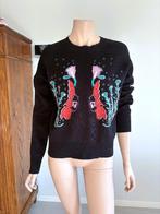 & Other Stoires - Zwarte geborduurde trui – Maat M, Maat 38/40 (M), Zwart, Ophalen of Verzenden, Zo goed als nieuw