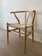 4 chaises Wegner Wishbone, Quatre, Brun, Bois, Design