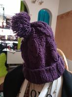 Paarse muts met pompom, Ophalen, Muts