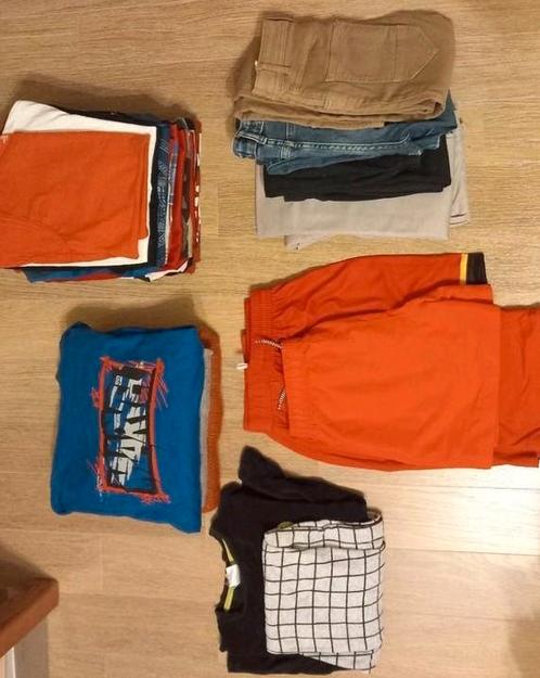 Kledingpakket 'maat 152' (27 stuks), Kinderen en Baby's, Kinderkleding | Maat 152, Zo goed als nieuw, Jongen, Broek, Ophalen