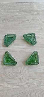 8 Glazen voetjes voor kachel, Ophalen