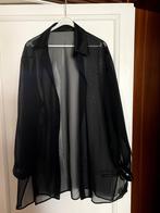 damesjasje zwart transparant maat 46, Ophalen of Verzenden, Maat 46/48 (XL) of groter, Zwart