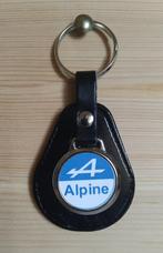 ALPINE sleutelhanger met logo . Zwart leer, Auto-onderdelen, -, Overige automerken, -, Nieuw