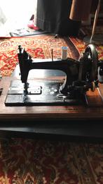 Antiek leder, jeans naainmachine jaren 1920, Ophalen