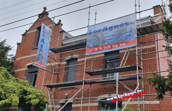 Steiger Stellingen allround Layher Afix MJ Olan At-Pac 82 M, Zakelijke goederen, Machines en Bouw | Liften, Steigers en Ladders