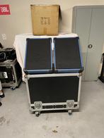 Actieve vloermonitors van axys met flightcase, Audio, Tv en Foto, Luidsprekerboxen, Ophalen, Zo goed als nieuw