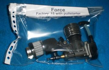 Force 'Factory Tuned' .15 Engine (motor) met PULLSTART  beschikbaar voor biedingen