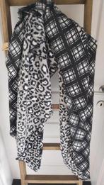 sjaal met luipaardprint en ruitjes, My twin, Ophalen of Verzenden, Nieuw, Zwart