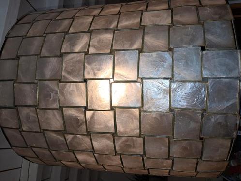 Capiz shell luster, Huis en Inrichting, Lampen | Lampenkappen, Zo goed als nieuw, Ophalen