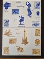 Gravure Capitales européennes Luxembourg - Rome, Ophalen of Verzenden, Postfris