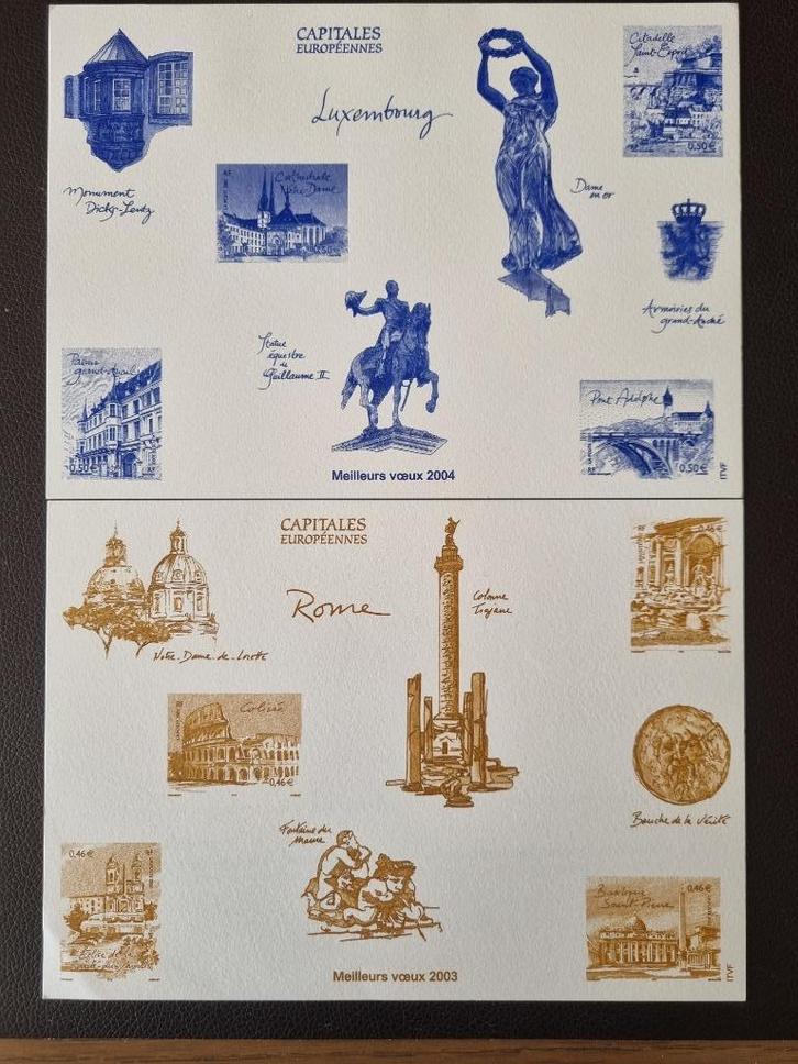 Gravure Capitales européennes Luxembourg - Rome, Postzegels en Munten, Postzegels | Europa | Frankrijk, Postfris, Ophalen of Verzenden