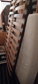 Verstelbare lattenbodem + Matras 140x200, Ophalen, Matras