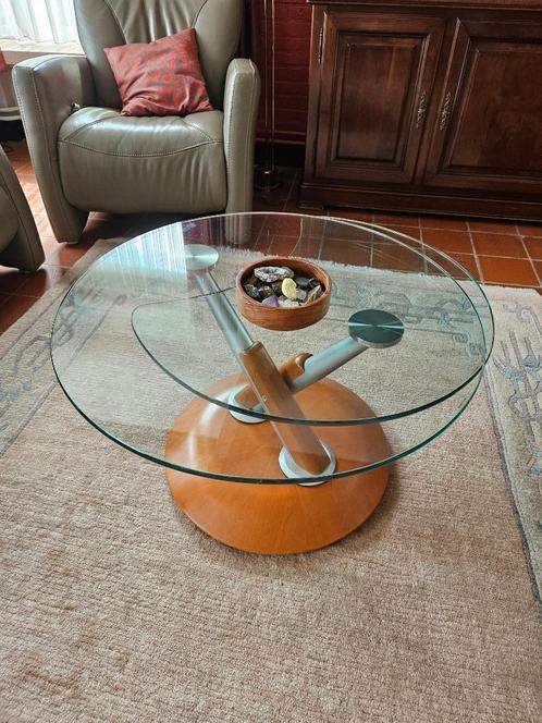 Design opendraaibare salontafel 'Cadabra' coffee table, Huis en Inrichting, Tafels | Salontafels, Zo goed als nieuw, Minder dan 50 cm