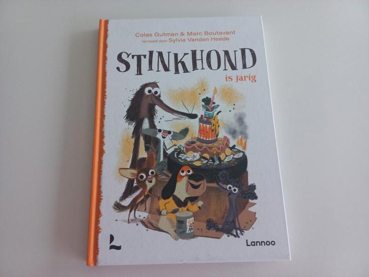 Colas Gutman - Stinkhond is jarig, Boeken, Kinderboeken | Jeugd | onder 10 jaar, Zo goed als nieuw, Ophalen