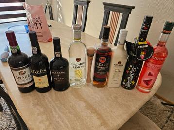 Alcoholen Bacardi Porto Woodberries Pecquet beschikbaar voor biedingen