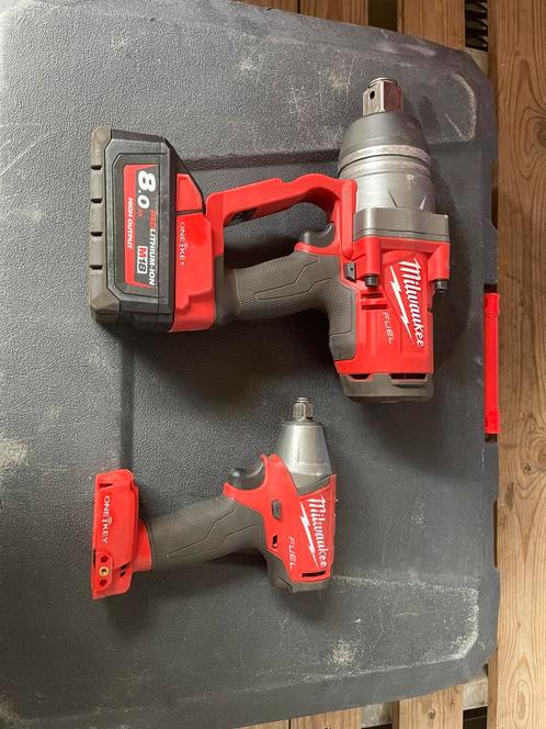 Milwaukee slagmoersleutel, Doe-het-zelf en Bouw, Gereedschap | Boormachines, Gebruikt, Boor- en/of Breekhamer, 600 watt of meer