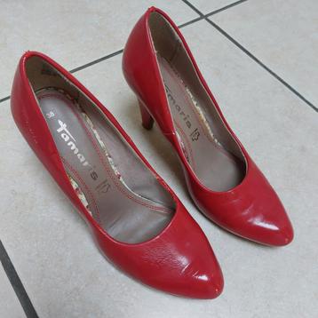 Tamaris rode laque schoenen mt 38 beschikbaar voor biedingen