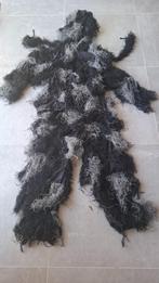 Ghillie suit: camouflagepak zwart grijs met touw, Ophalen, Zo goed als nieuw