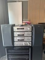 Sony S2 stereo losse componenten ta-s2 tc-s2 cdp-s1 st-s1, Cassettedeck, Zo goed als nieuw, Sony, Losse componenten