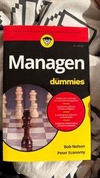 Bob Nelson - Managen voor Dummies, Boeken, Wetenschap, Ophalen, Zo goed als nieuw, Bob Nelson; Peter Economy