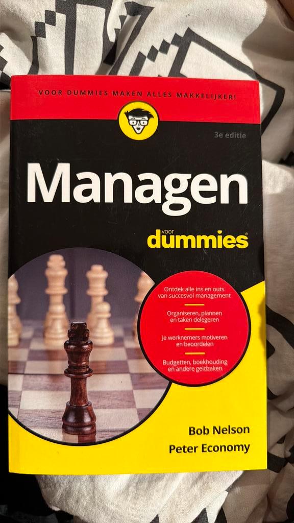 Bob Nelson - Managen voor Dummies, Boeken, Wetenschap, Zo goed als nieuw, Ophalen