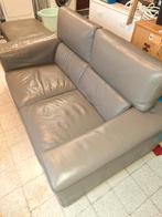 Lederen zetel, Huis en Inrichting, Ophalen, Gebruikt, 150 tot 200 cm, Tweepersoons