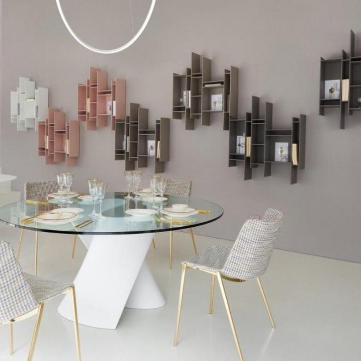 MDF Italia Randomito Powder Pink boekenkast kast NIEUW, Huis en Inrichting, Kasten | Boekenkasten, Nieuw, Ophalen