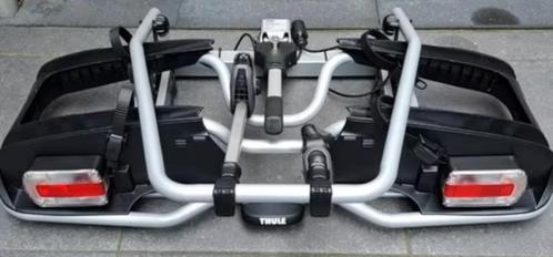 Thule EP 916 te huur, Auto diversen, Fietsendragers, Zo goed als nieuw, Trekhaakdrager, 2 fietsen, Brede banden, Elektrische fiets