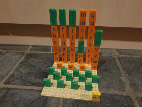 Lego blokjes bedrukt met alfabet  62 stuks, Kinderen en Baby's, Speelgoed | Duplo en Lego, Gebruikt, Lego, Losse stenen, Ophalen of Verzenden