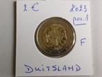 2 euro 2023 (A-positie) letter F Duitsland, 2 euro, Duitsland, Ophalen of Verzenden, Losse munt