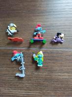 5 minifiguren Smurfen, Minion & andere uit verrassingseieren, Verzamelen, Verrassingseieren, Ophalen, Zo goed als nieuw, Hardplasticfiguren