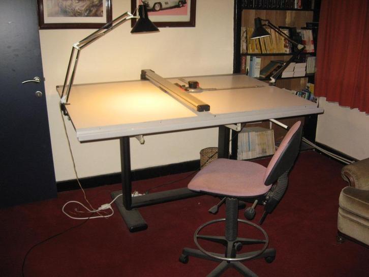Professionele tekentafel, Huis en Inrichting, Overige Huis en Inrichting, Gebruikt, Ophalen