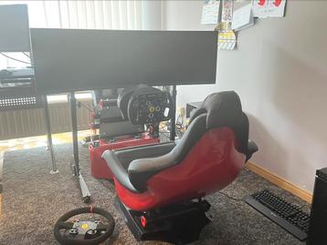 Sim rig: Rseat F1 V2 + TX wheelbase en F1 add on beschikbaar voor biedingen