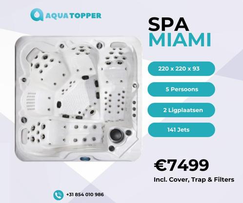 AquaLife Spa (jacuzzi) - Miami 220x220cm 5p (Balboa), Jardin & Terrasse, Accessoires de piscine, Neuf, Filtre, Enlèvement ou Envoi