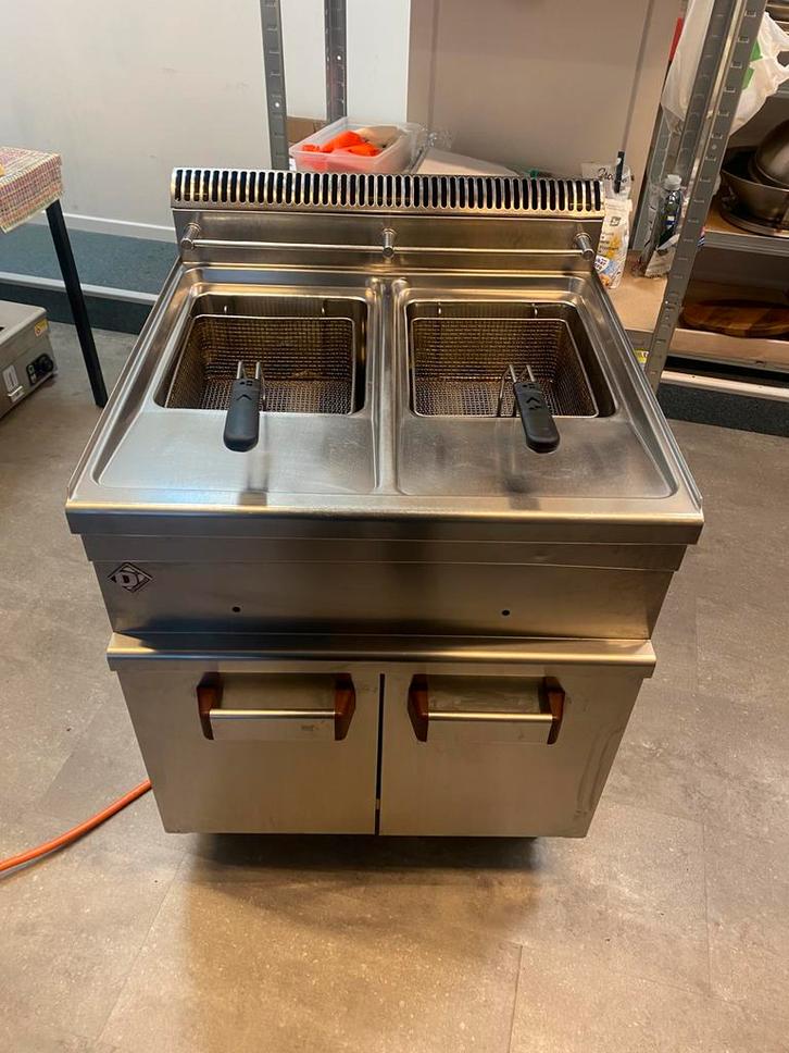 Friteuse à gaz Diamond – 2х15 L, Zakelijke goederen, Horeca | Keukenapparatuur, Fornuis, Frituur en Grillen, Gebruikt, Ophalen