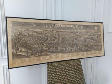 Kaart Liege oder Luttich. beschikbaar voor biedingen