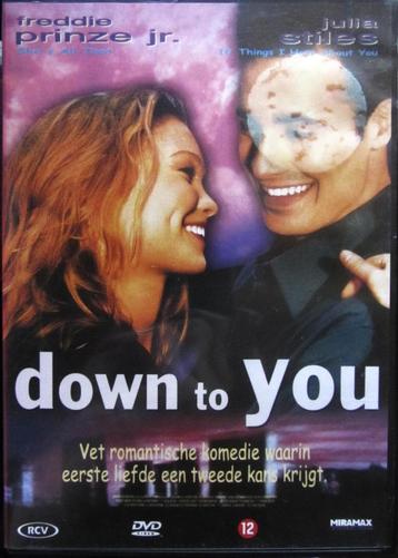 DVD ROMANTISCHE KOMEDIE- DOWN TO YOU. beschikbaar voor biedingen