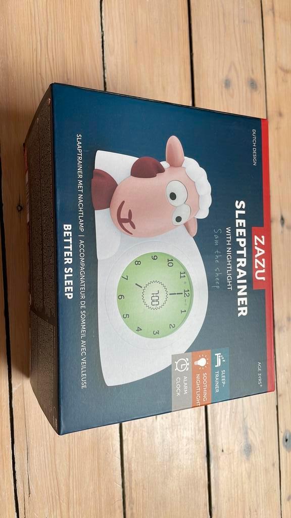 ZAZU ZA-SAM wekker slaaptrainer met nachtlampje, Elektronische apparatuur, Wekkers, Zo goed als nieuw, Ophalen of Verzenden