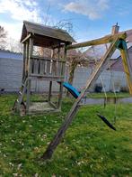 Glijbaan/ schommel van Jungle Gym,voor kleinere kinderen, Kinderen en Baby's, Glijbaan, Gebruikt, Ophalen